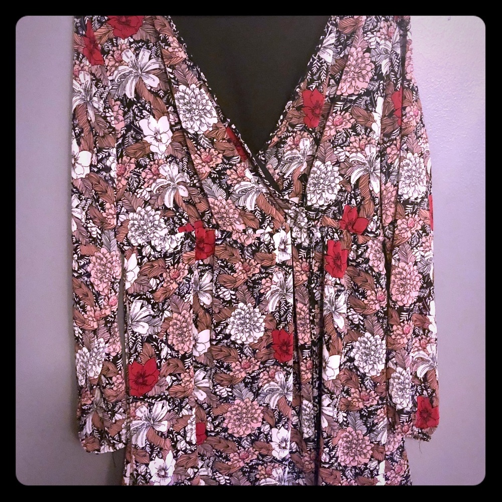 Three quarter sleeves dress